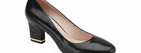 Rockport Seven to 7 black leather block heels