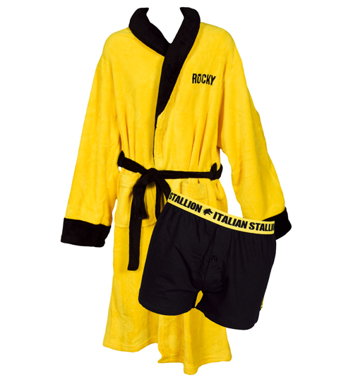 Rocky Bath Robe and Boxer Set