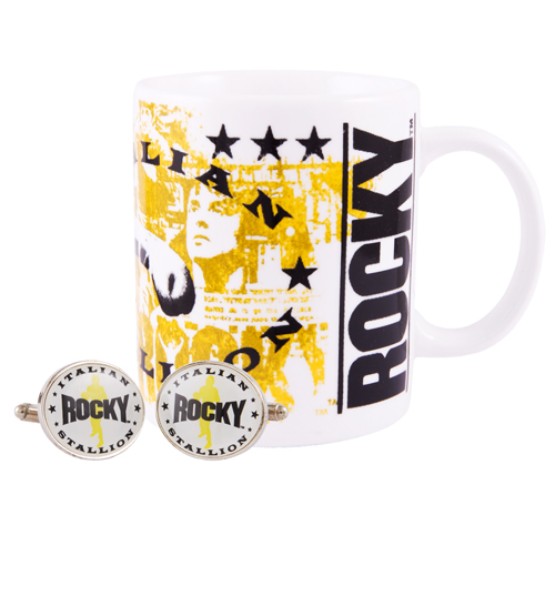Rocky Mug and Cufflinks Gift Set