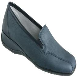 Female 1060 Leather Upper Leather Lining Casual Shoes in Black, Navy