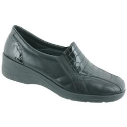 Female 9436 Patent Upper Leather Lining Casual Shoes in Black