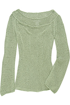 Roland Mouret Mallard chunky mesh-knit cotton sweater
