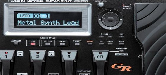 ROLAND  GR55 Guitar Synthesizer without GK3 pickup (Black)