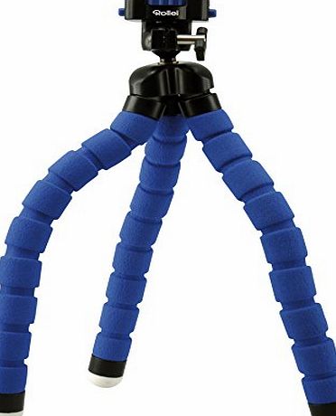 Rollei Monkey Pod Flexible Mini Tripod for DSLR, DSC, Camcorder - Blue