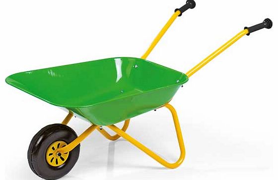 Metal Toy Wheelbarrow - Green