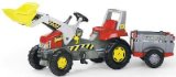 Rolly Toys Rolly Junior Red Tractor With Front Loader and Trailer