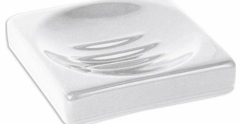 Roman Dietsche Enzo Rodi Stellaccessoire 84341 Soap Dish Square Ceramic White
