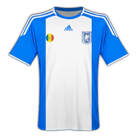 Romania Adidas 2010-11 FC Universitatea Craiova Home Shirt