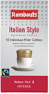 Rombouts Italian Individual Filter Coffee