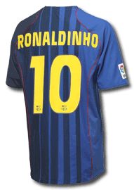 Ronaldinho Nike Barcelona away (Ronaldinho 10) 04/05