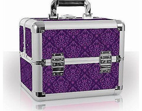 Professional Beauty Case Organizer Mombasa Imperial Purple Manicure Tools Storage Box