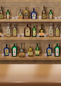 Setter - Western Bar With Bottles