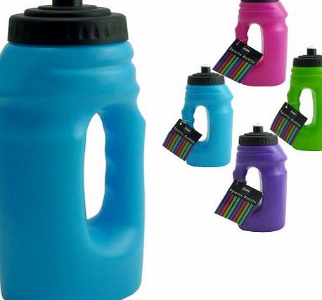 Rose Evans New Plastic Sports And GYM Water Bottle With Handle for easy use on the go - It holds 700 ml Fluid (Blue, Pack of 1 - Sports Bottle)