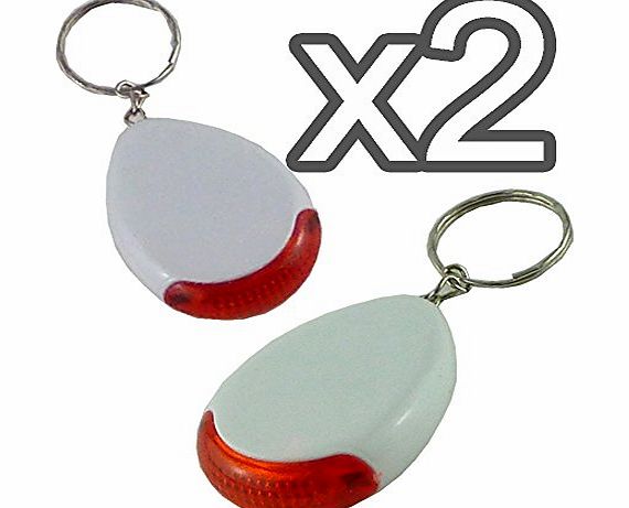 Rose Evans Pack of 4 - New Whistle Activated Sonic Key Finder On a Keying Attachment