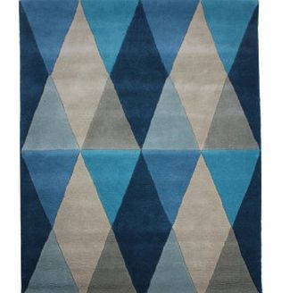 Rose in April Circus carpet Grey blue `One size