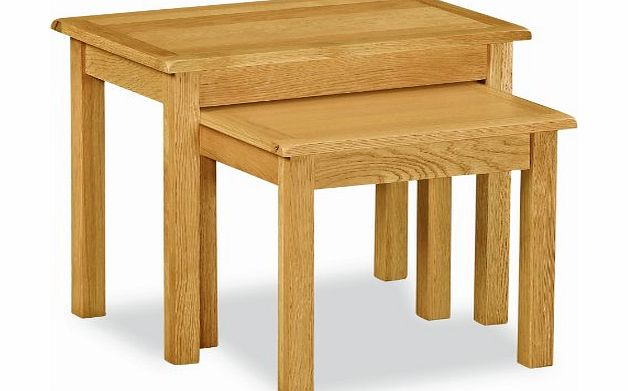 Roseland Furniture Ltd Lanner Oak Nest of Tables