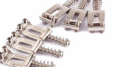 ROSENICE Professional Tremolo Bridge Saddles Fender Electric Guitar Parts - 6 Pieces