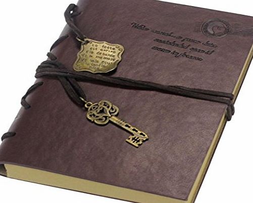 Rosennie New Vintage Harry Potter Magic Key String Retro Leather Diary Notebook
