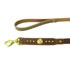 DELUXE TERRIER DOME SHIELD LEATHER LEAD