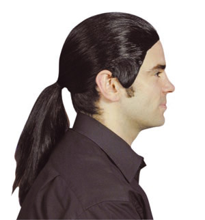 Ross Ponytail wig, black