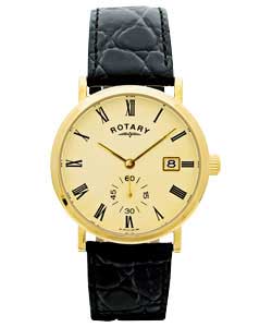 Rotary Gents Gold Plated Watch