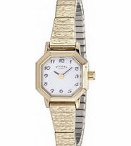 Rotary Ladies Expander Gold Plated Watch