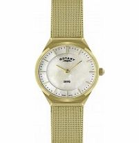 Rotary Ladies Ultra Slim Gold Plated Watch