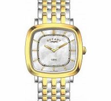 Rotary Ladies Ultra Slim Two Tone Watch