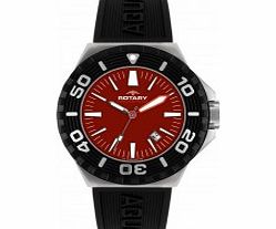 Rotary Mens Aquaspeed Red Black Watch