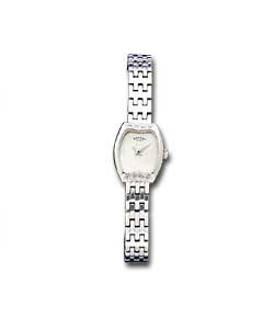 Rotary Silver Diamond Set Watch