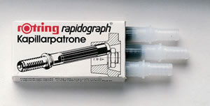 Ink Cartridges For Rapidograph Pens
