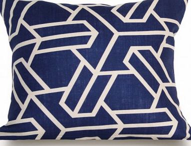 Rouge du Rhin Antwerp Cushion 47x47 cm Blue `One size