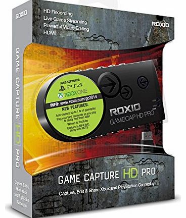 Roxio Game Capture HD Pro (PS4/PS3/Wii/Xbox 360/Xbox One)