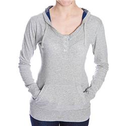 Caribou Hooded T-Shirt - Heather Grey
