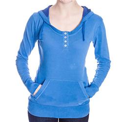 Caribou Hooded T-Shirt - Marine Blue