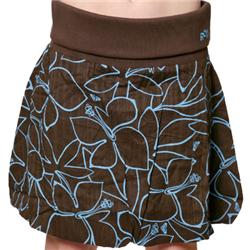 roxy Girls Lucked Out Skirt - Chocolate
