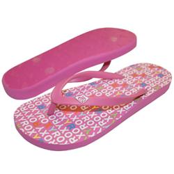 roxy Girls May Corp Flip Flops - Pink