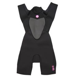 Roxy Girls Synchro 2/2mm Shorty Wetsuit - Black