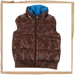 Ice Cube Gilet Brown