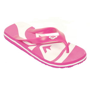 Ladies Roxy Corp Flip Flops. Pink