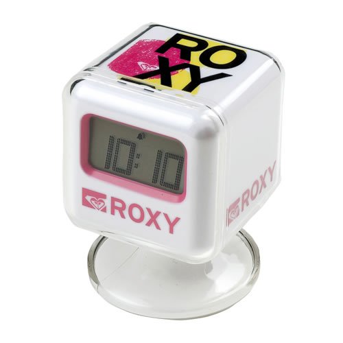 Ladies Roxy Digital Alarm Clock Pnk