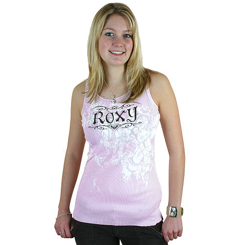 Ladies Roxy Gone Goth Boyd Tank Top Light Pink