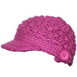 Let It Go Beanie - Mulberry
