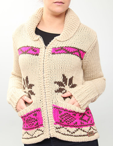 Llama Heavy knit - Natural