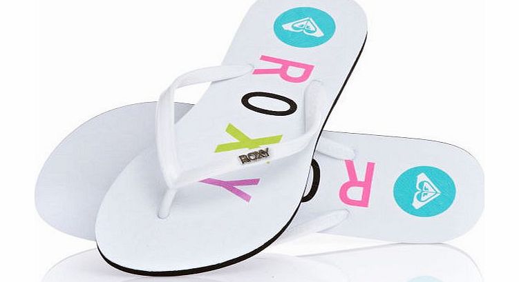 Roxy Womens Roxy Bahama V Flip Flops - White