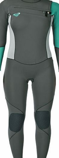 Roxy Womens Roxy Cypher 4/3mm Chest Zip Wetsuit -