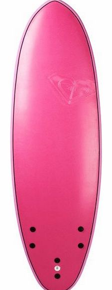 Roxy Womens Roxy Pink Soft Surfboard - 6ft 0