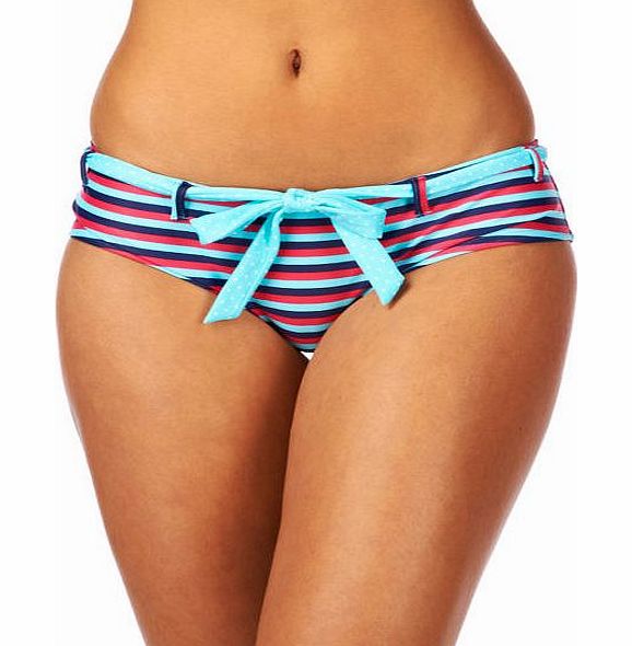 Roxy Womens Roxy Regular Stripe Baja Shorty Bikini