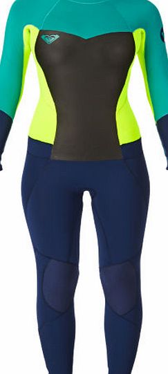 Roxy Womens Roxy Syncro 4/3mm Back Zip Wetsuit -