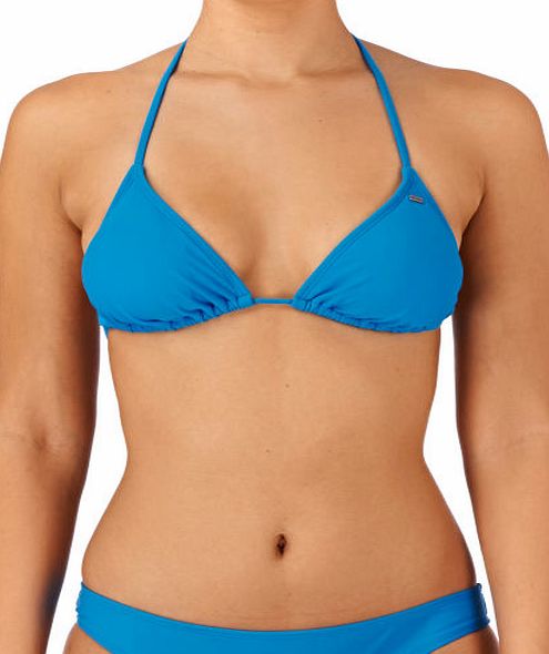 Roxy Womens Roxy Tiki Tri Bikini Top - Blue Aster